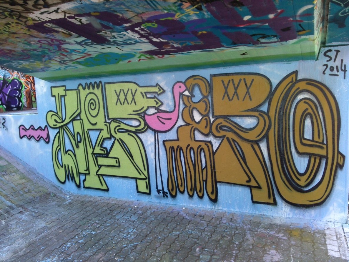 Graffiti Wall - Photo by schneiderspee - Kare, Karero, Karlsruhe