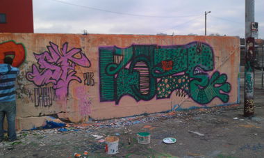 Graffiti Wall - Photo by schneiderspee - Kare, Karero, Karlsruhe