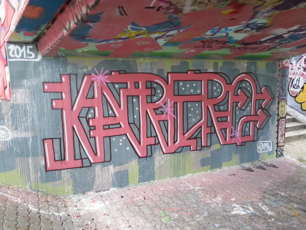 Graffiti Wall - Photo by schneiderspee - Kare, Karero, Karlsruhe