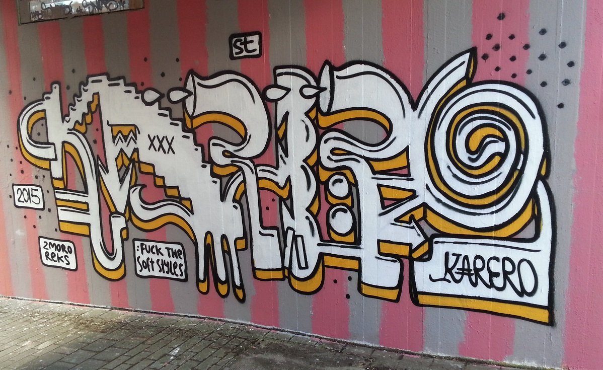 Graffiti Wall - Photo by schneiderspee - The, Hardest, Motherfucker (2015)