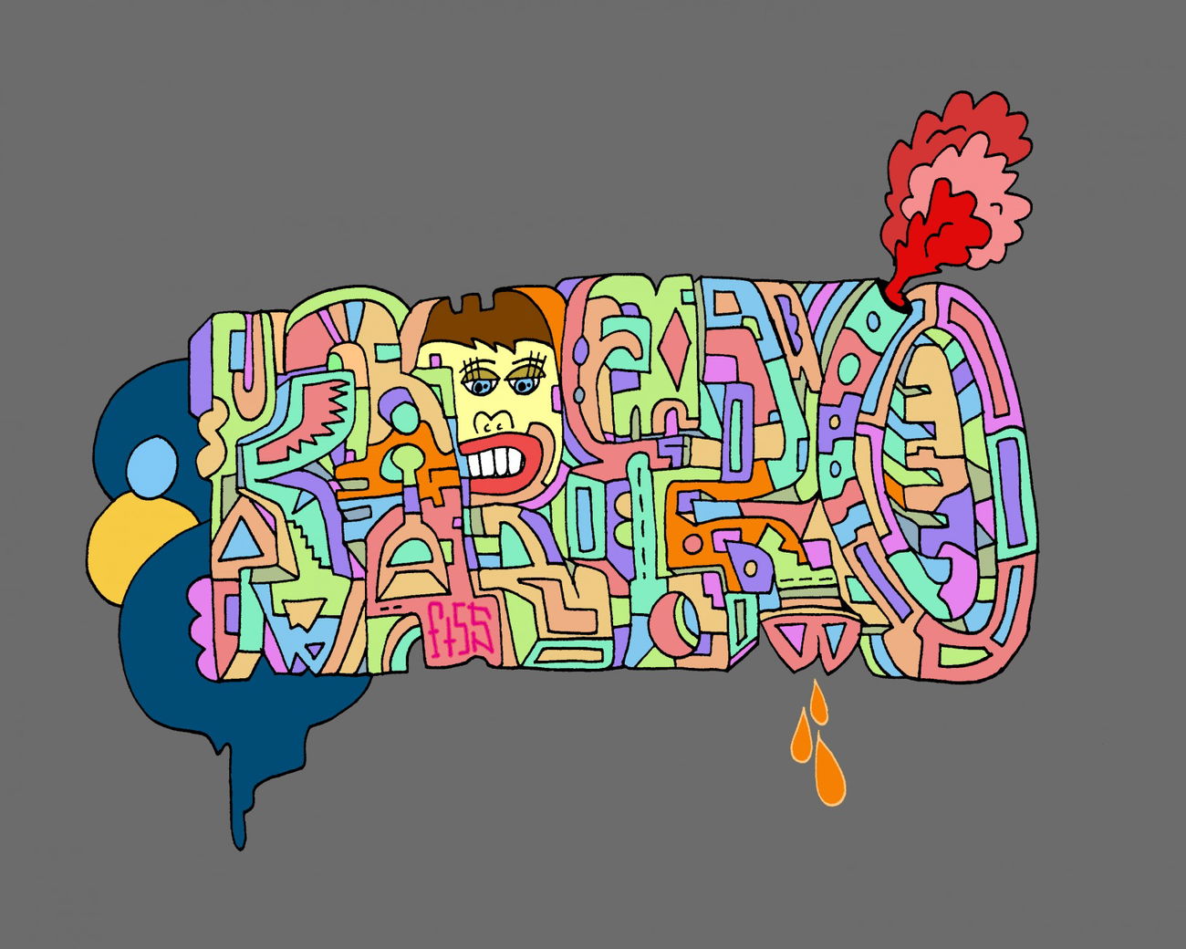 Graffiti Sketch - Photo by schneiderspee - Fuck, the, Soft