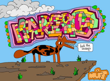 Graffiti Sketch - Photo by schneiderspee - Fuck, the, Soft