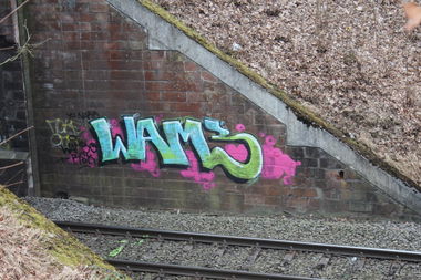 Graffiti Wall in Rheingau-Taunus-Kreis - Photo by scoobydoo - Wambo, Wamb (2014)