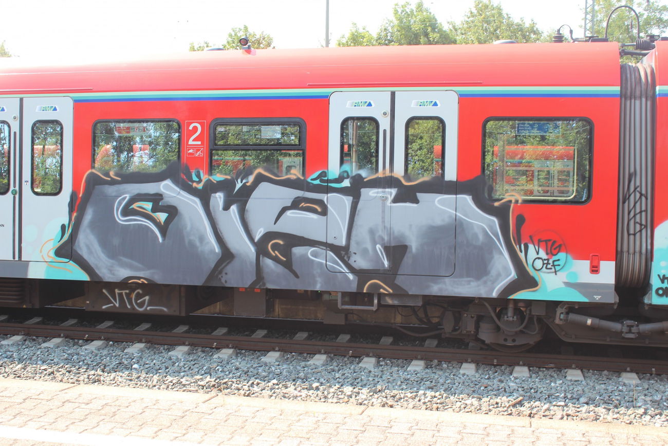 Graffiti Train - Photo by scoobydoo - Oleh, Olee, VTG