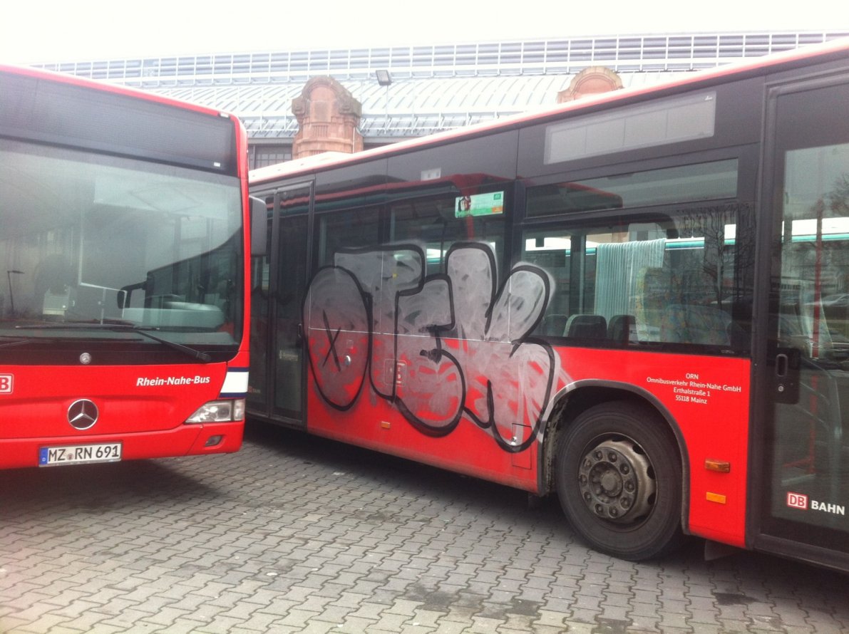 Graffiti Wall in Wiesbaden - Photo by scoobydoo - Otek