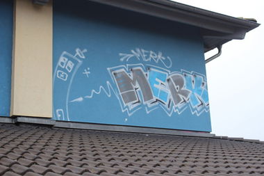Graffiti Wall in Rheingau-Taunus-Kreis - Photo by scoobydoo - Merk