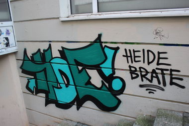 Graffiti Wall in Wiesbaden - Photo by scoobydoo - Heide, Brate, PAS