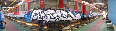 Graffiti Train - Photo by sdabfoe - faster, round, fizzo (2013)