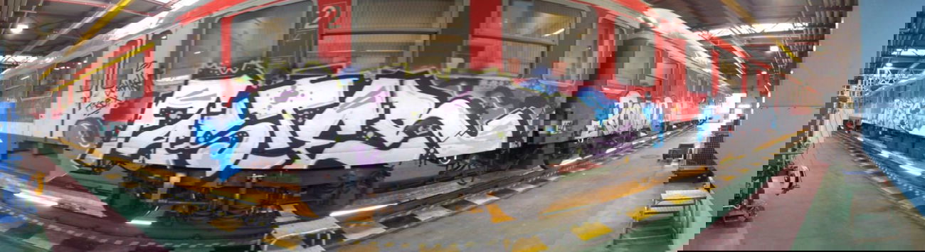 Graffiti Train - Photo by sdabfoe - faster, round, fizzo (2013)
