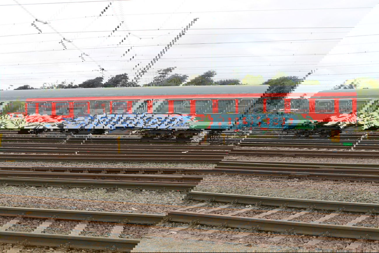 Graffiti Train in Kiel - Photo by sdabfoe - wicked (2013)