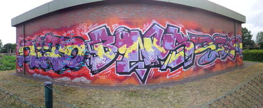 Graffiti Wall in Delmenhorst - Photo by sdabfoe - rito, bonus, sawn