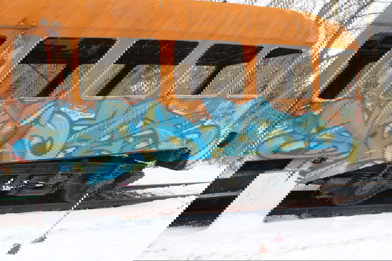 Graffiti Train in Kiel - Photo by sdabfoe - shoar, qvd (2012)