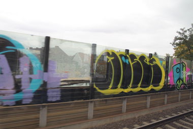 Graffiti Bombing - Photo by sdabfoe - moses, topsprayer, tm