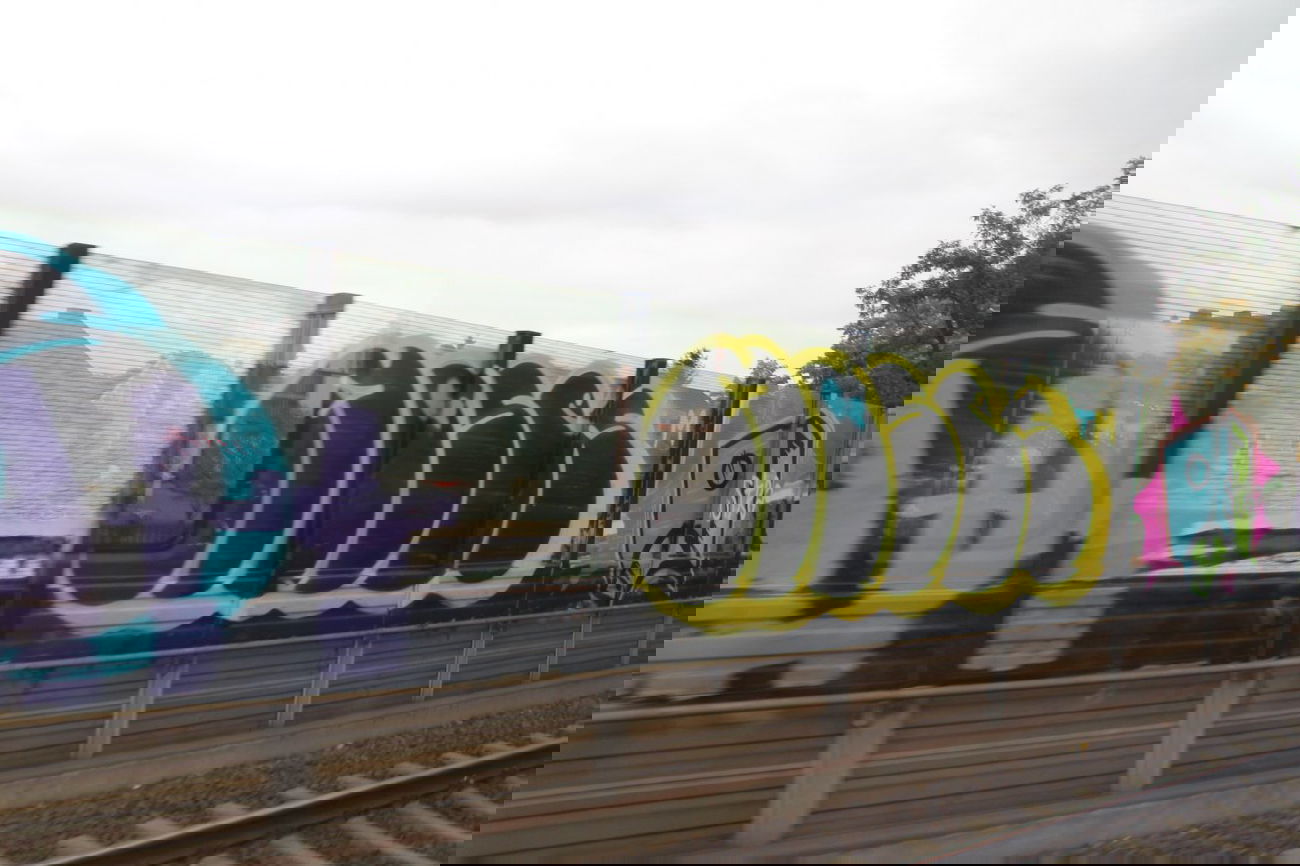 Graffiti Bombing - Photo by sdabfoe - moses, topsprayer, tm