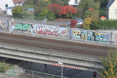 Graffiti Bombing in Hannover - Photo by sdabfoe - moses, topsprayer, tm