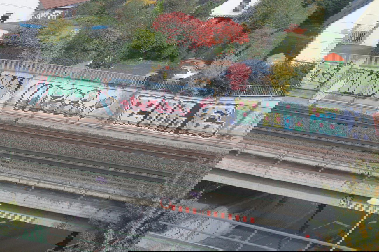 Graffiti Bombing in Hannover - Photo by sdabfoe - moses, topsprayer, tm