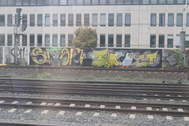 Graffiti Bombing in Hannover - Photo by sdabfoe - slam, tcs, zaet