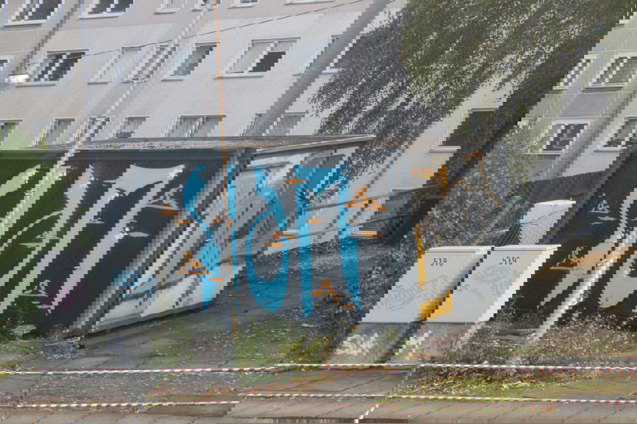 Graffiti Bombing in Hannover - Photo by sdabfoe - slam, tcs