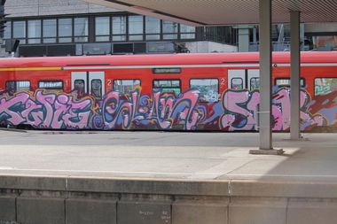 Graffiti Train in Hannover - Photo by sdabfoe - slam, tcs (2013)