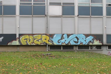 Graffiti Wall in Hannover - Photo by sdabfoe - fozr, gyer (2012)
