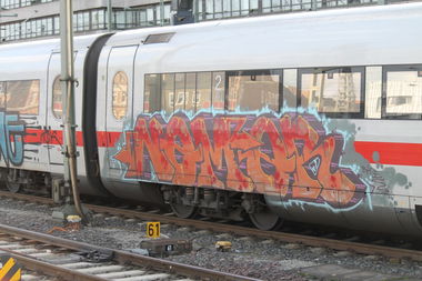 Graffiti Train in Hannover - Photo by sdabfoe - nomor, 180 (2013)