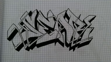 Graffiti Sketch - Photo by searone - sear, rais, dzp (2014)