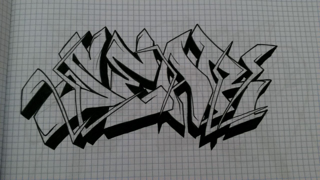 Graffiti Sketch - Photo by searone - sear, rais, dzp (2014)