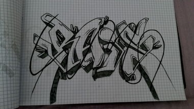 Graffiti Sketch - Photo by searone - rais, dzp (2014)