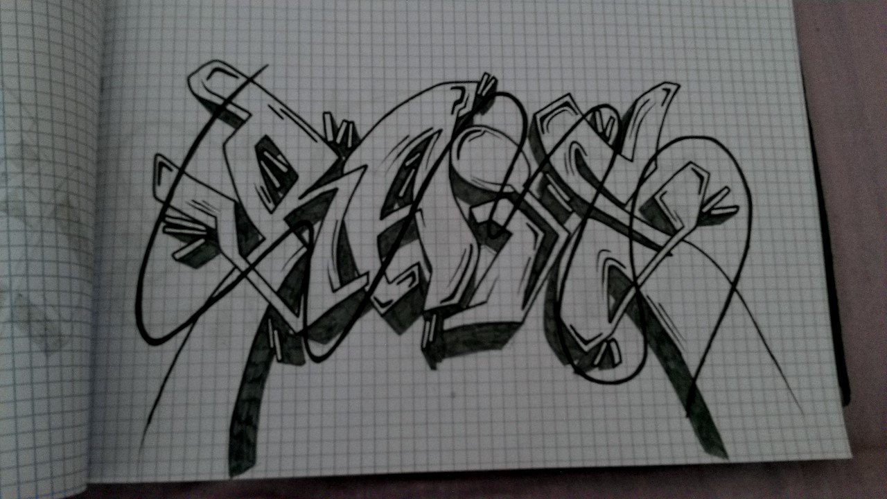 Graffiti Sketch - Photo by searone - rais, dzp (2014)