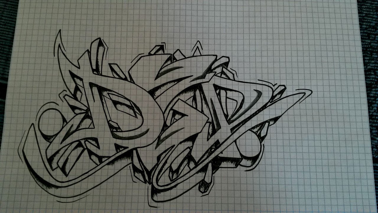 Graffiti Sketch - Photo by searone - rais, dzp (2014)