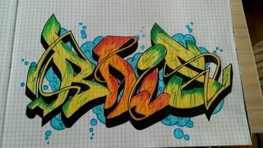 Graffiti Sketch - Photo by searone - rais, dzp