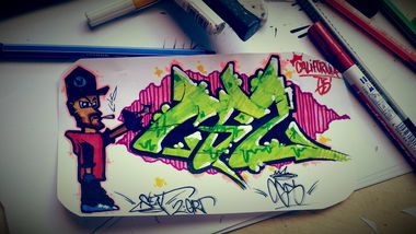 Graffiti Sketch - Photo by seat - seat, c65, 65 (2014)