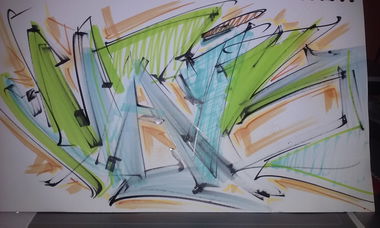 Graffiti Sketch - Photo by sebas1989 - vain, by, Vine (2014)