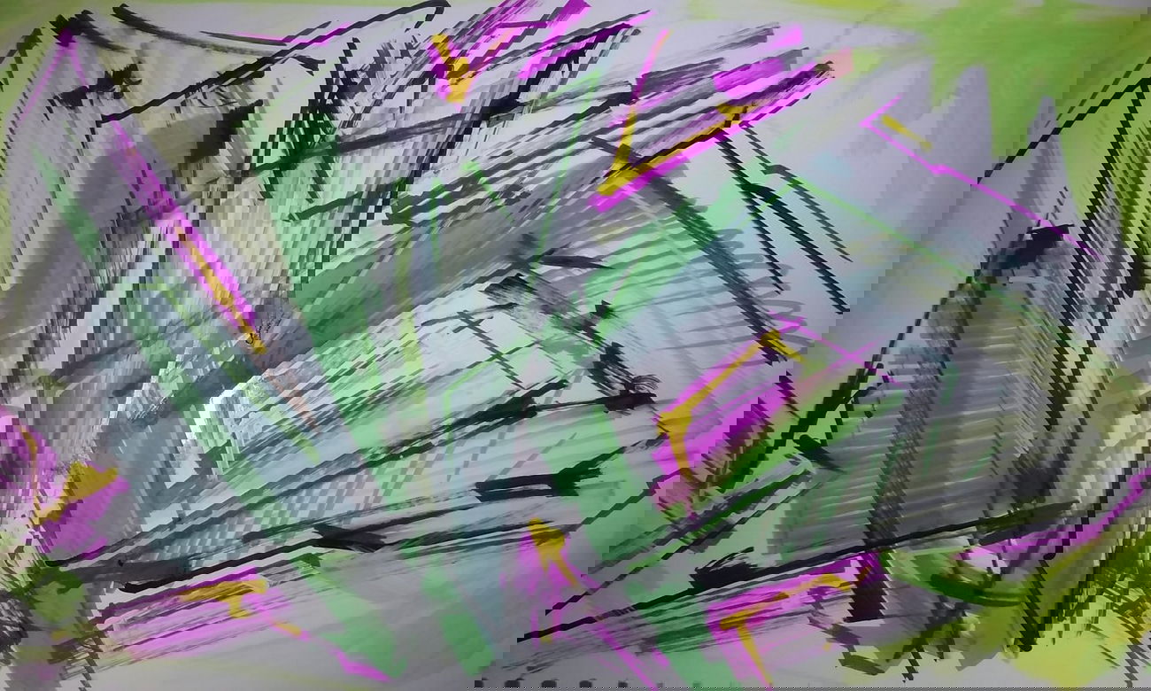 Graffiti Sketch in Pszczyna - Photo by sebas1989 - Vine (2014)