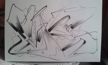 Graffiti Sketch - Photo by sebas1989