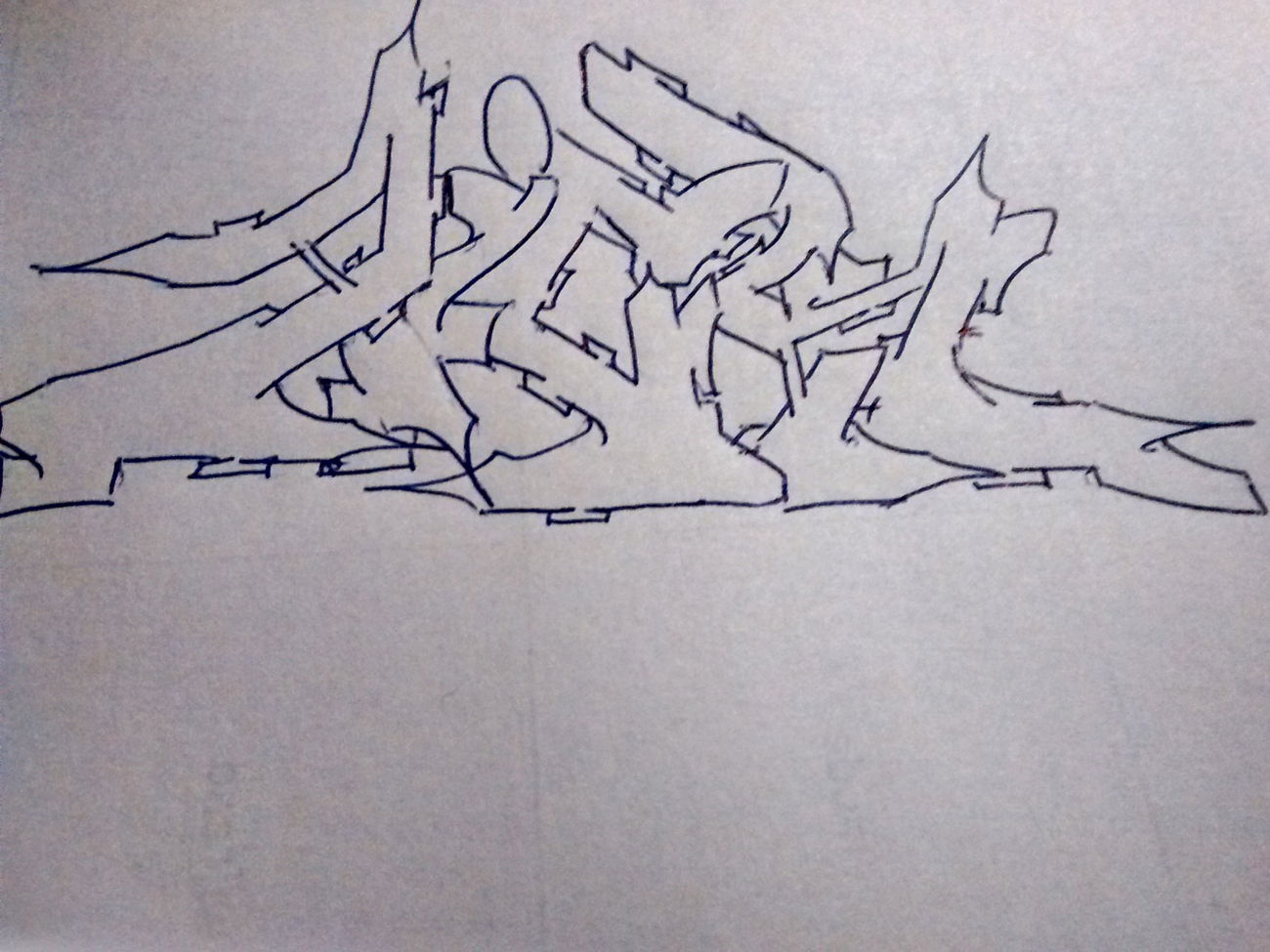 Graffiti Sketch - Photo by seik - seik, seik77, 77