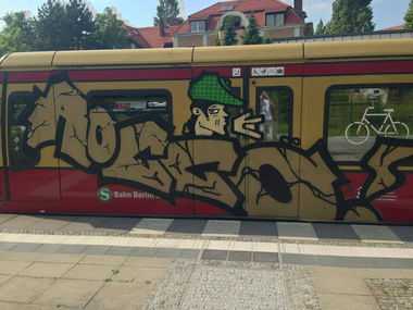 Graffiti Train - Photo by seik - Rocco, Rocko, PRC