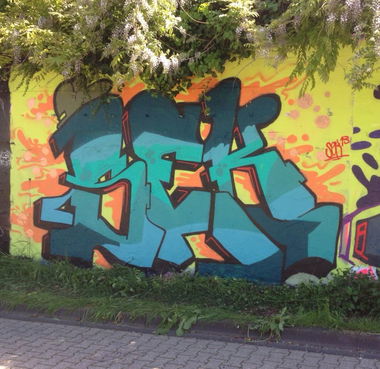 Graffiti Wall in Frechen - Photo by sek2087 (2013)