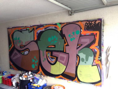 Graffiti Wall in Köln - Photo by sek2087