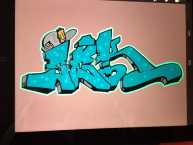 Graffiti Sketch in Köln - Photo by sek2087