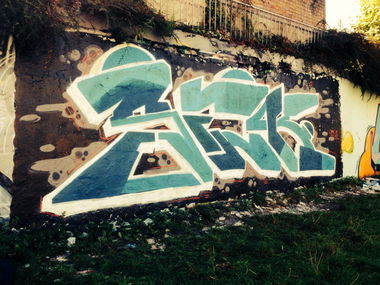 Graffiti Wall in Frechen - Photo by sek2087