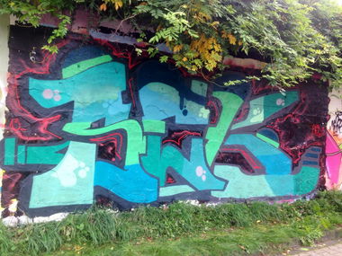 Graffiti Wall in Frechen - Photo by sek2087