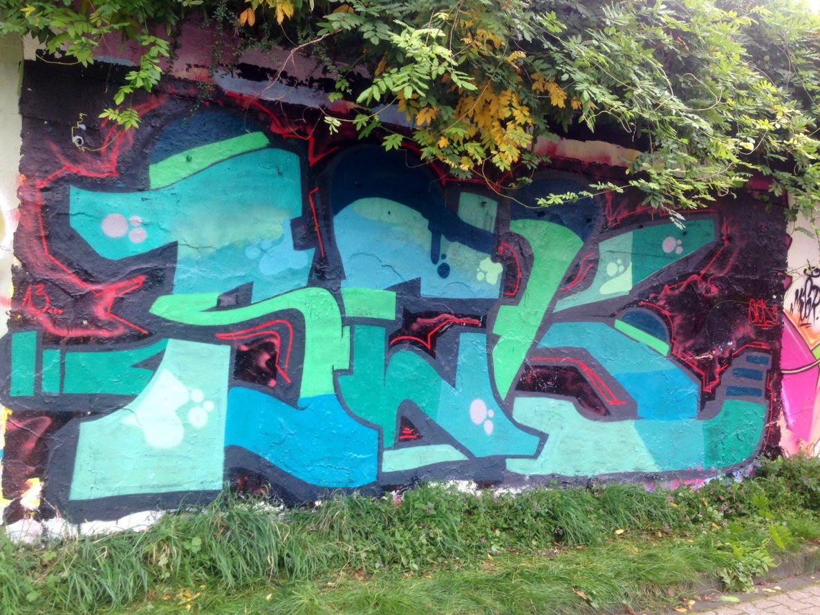 Graffiti Wall in Frechen - Photo by sek2087