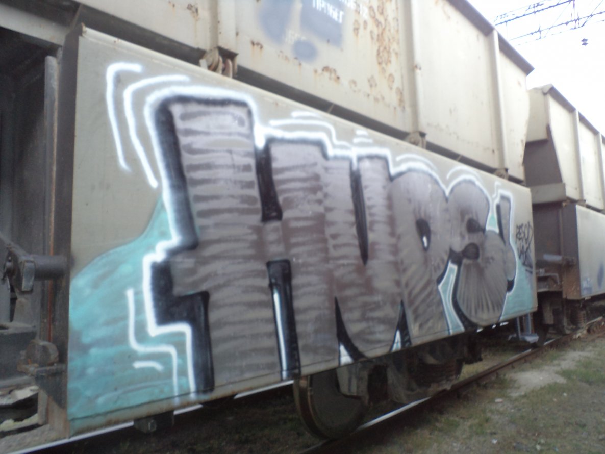 Graffiti Train - Photo by sekretniy (2014)