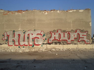 Graffiti Bombing - Photo by sekretniy