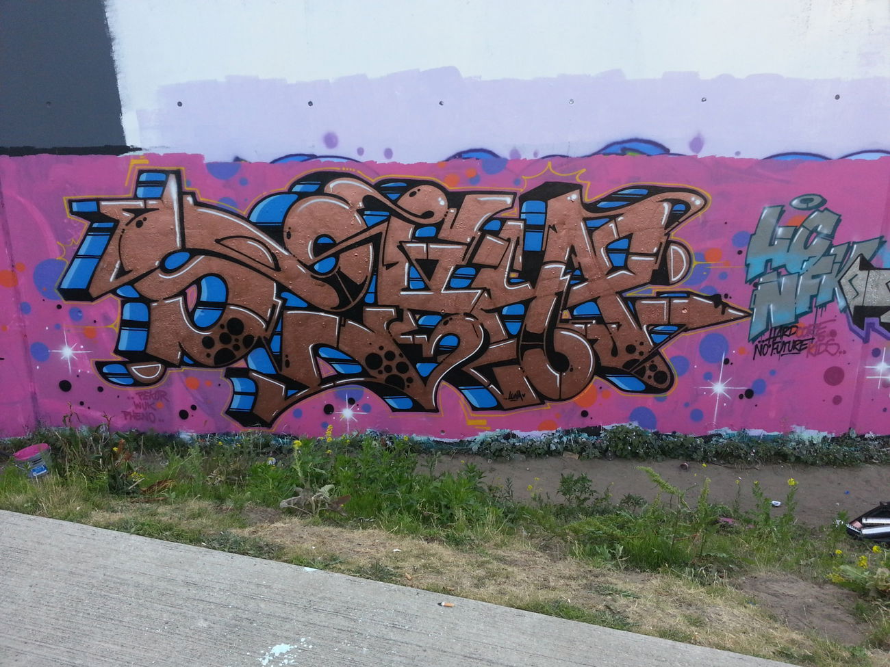 Graffiti Wall in Berlino - Photo by sekyp (2015)