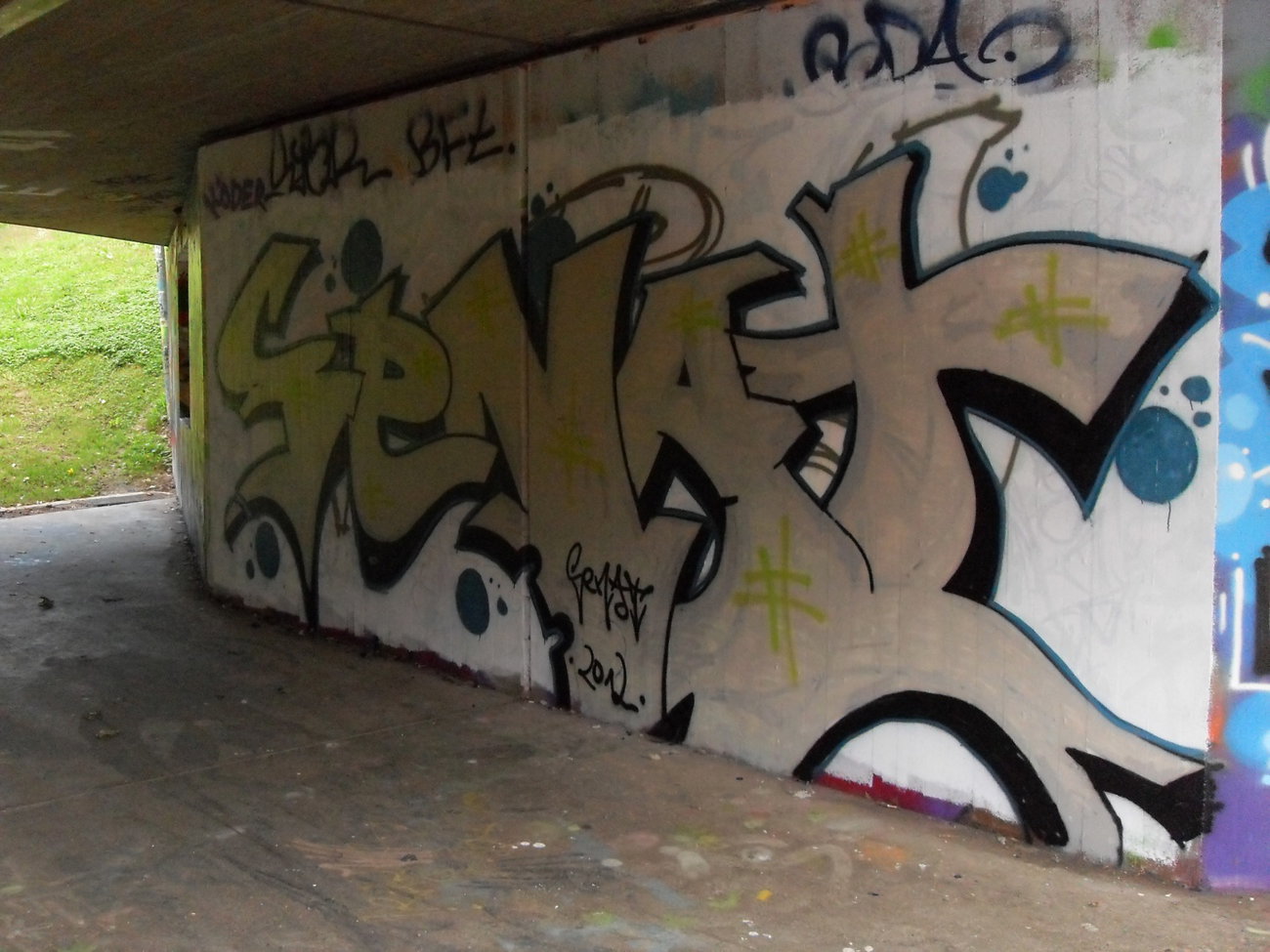 Graffiti Wall in Freiburg im breisgau - Photo by senat (2012)