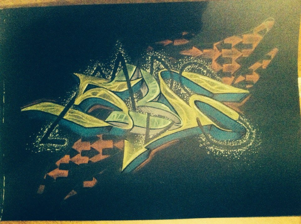 Graffiti Sketch - Photo by senkizh - 536, mbs, senk (2014)