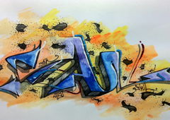 Graffiti Sketch - Photo by senkizh