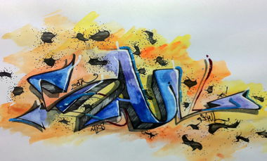 Graffiti Sketch - Photo by senkizh